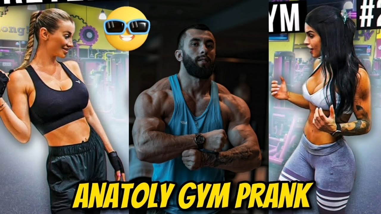 Anatoly Gym Prank !!! Can I Clean Here- 😁 Part 1