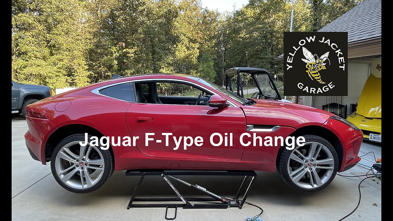 Jaguar F-Type Oil Change * by Yellow Jacket Garage * Honest & Informative