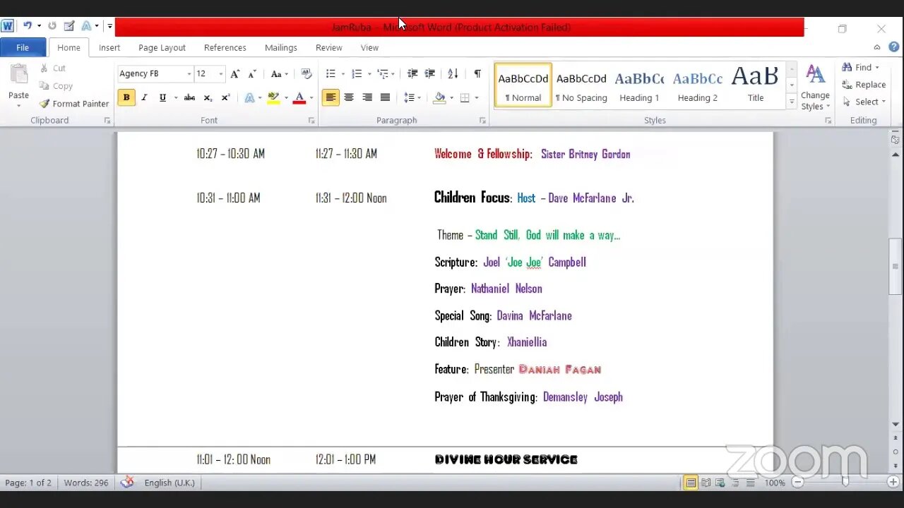 TOPM Ministry's Lesson Study