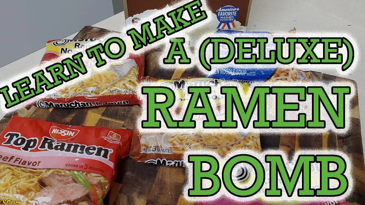 Ramen Bomb Backpacking Recipe