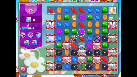 Candy Crush Level 3627 Talkthrough, 32 Moves 0 Boosters