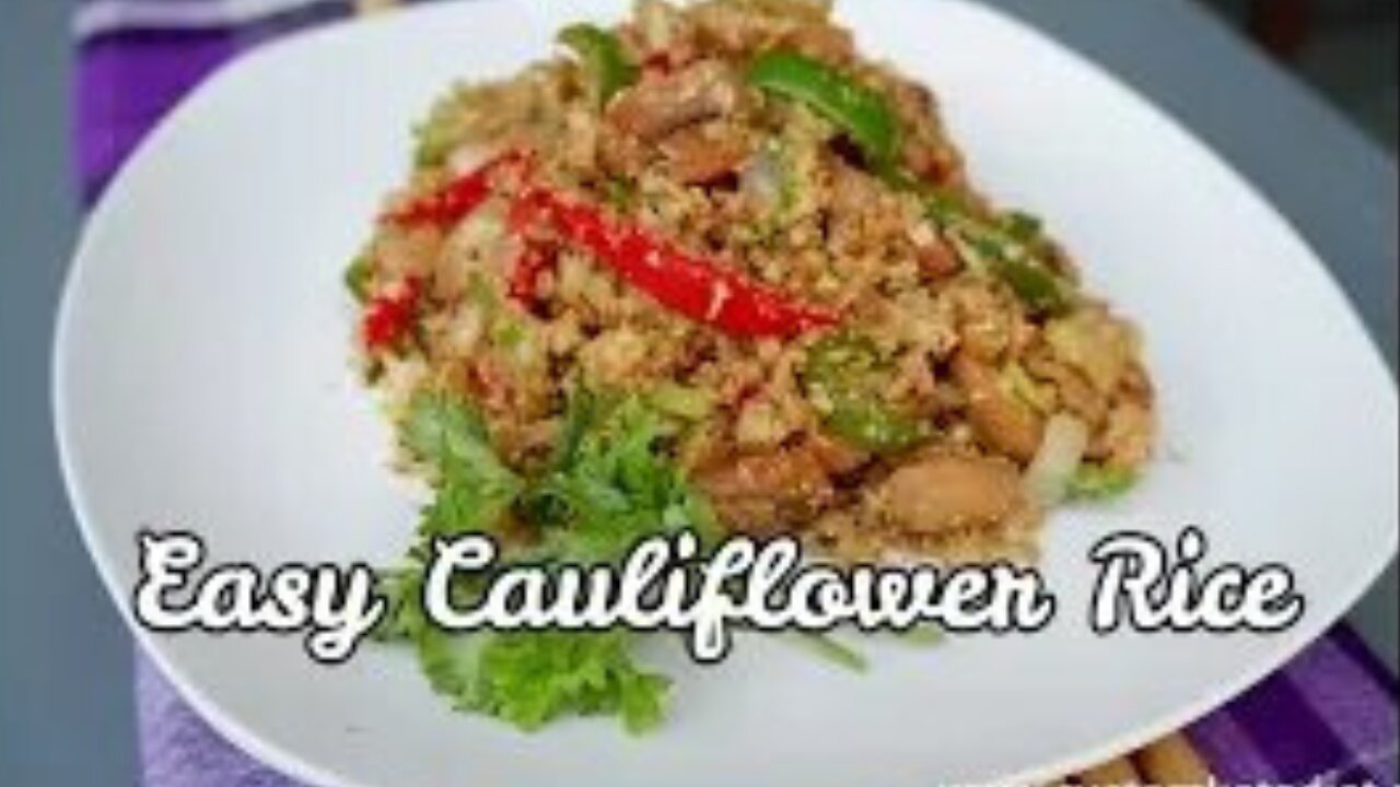 Easy Cauliflower Rice.