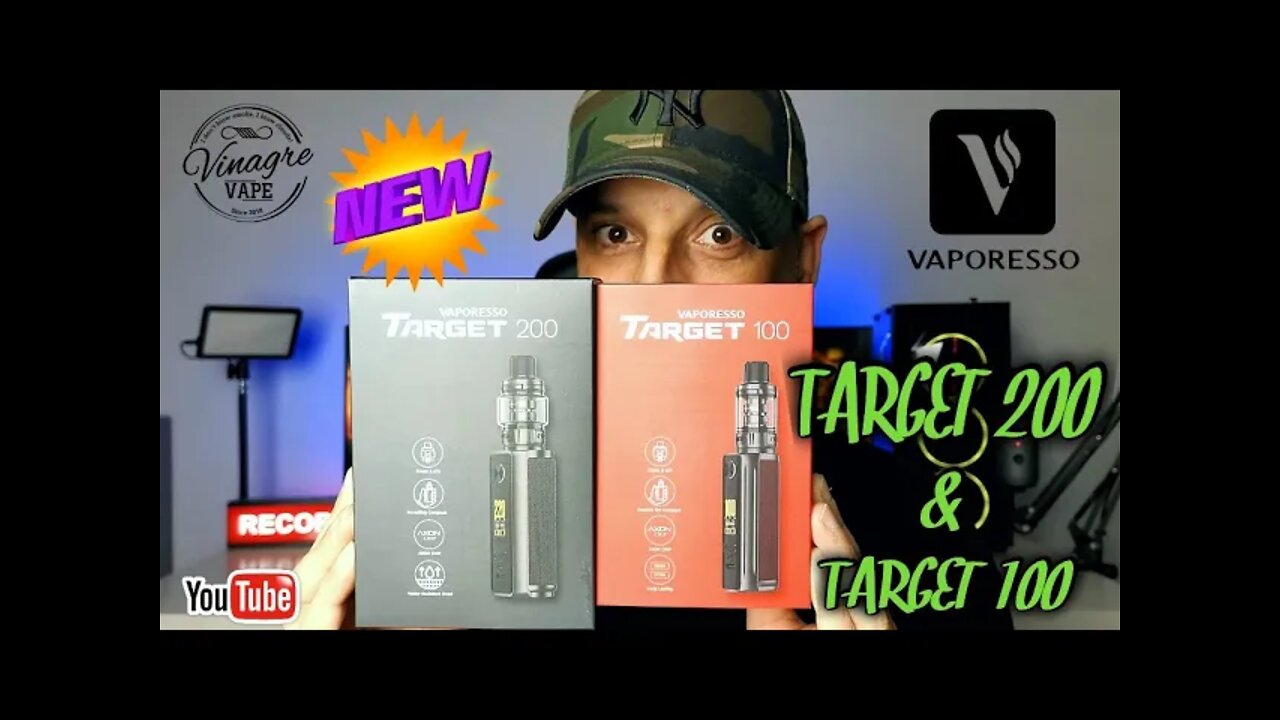 [PT] Vaporesso Target 200 & Target 100 - Quase perfeito