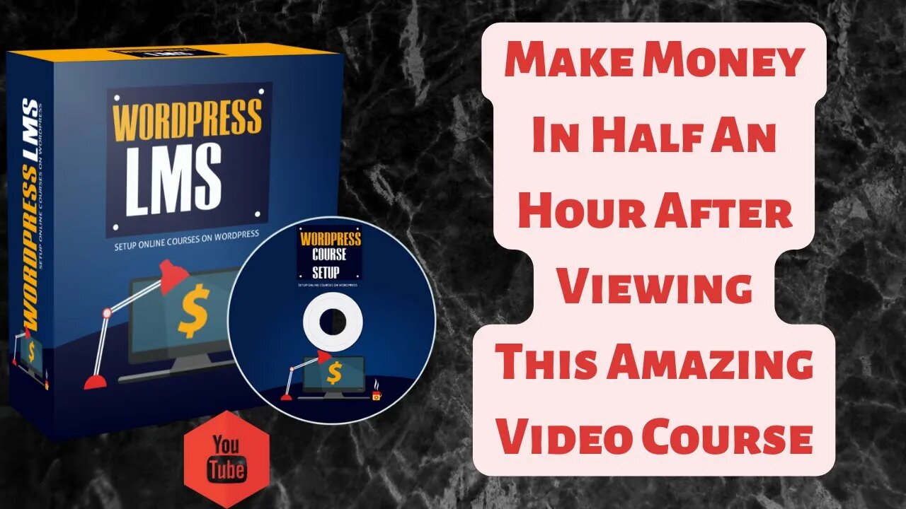 You Can Make Money In Half An Hour After Viewing This Amazing Video Course “Wordpress LMS Setup”