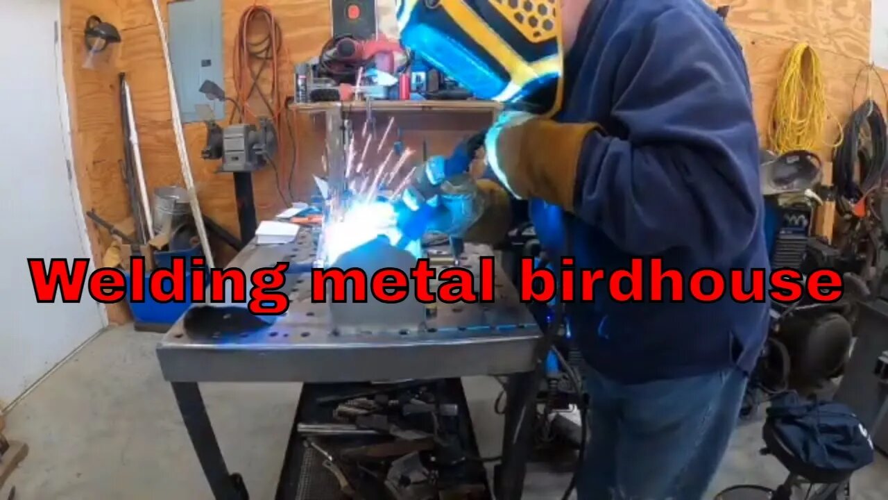 Welding Metal BirdHouses