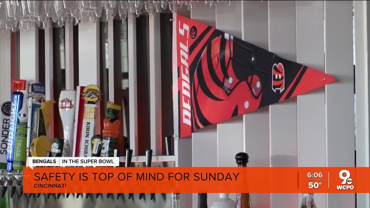 Safety a top priority for Bengals watch parties Sunday