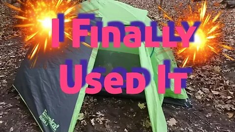 Camping in My Newish Tent #getoutdoors #stealthcampingalliance #camping #tentcamping #videoshort