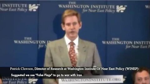 Pro-Israel Lobbyist ＂Suggests＂ False Flag ＂Crisis Initiation＂ to Start Iran War (2012)