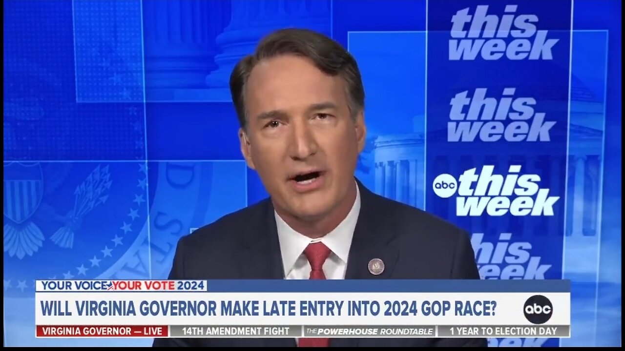 GOP Gov Youngkin Won't Say If He'll Run For President and Lose To Trump