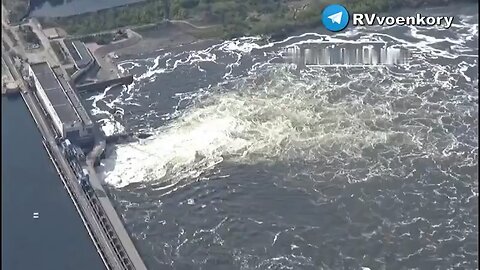 Uncontrolled water drainage Russia Ukraine war