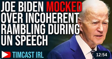 Joe Biden MOCKED Over Incoherent Rambling During UN Speech