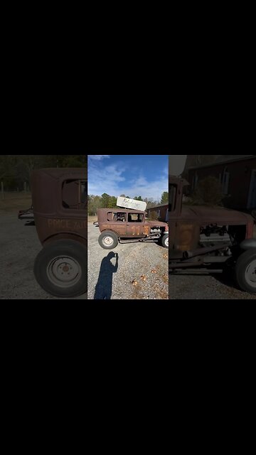 Dirt Track jalopy Inspired Model A Sedan Hot Rod