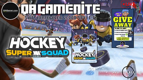 🎮QAGameNite: Hockey Super Squad | QAInsider Monthly Giveaway🎁