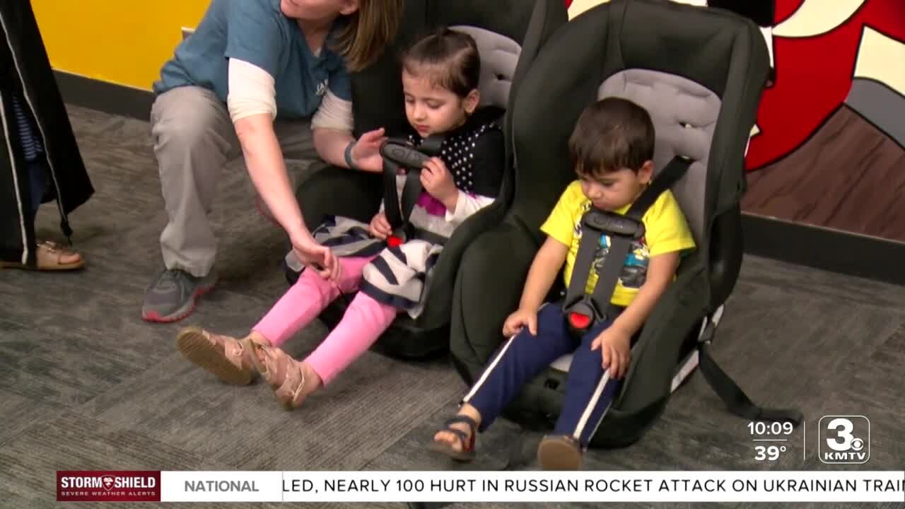 Children's Hospital & Medical Center donates car seats to the Refugee Empowerment Center