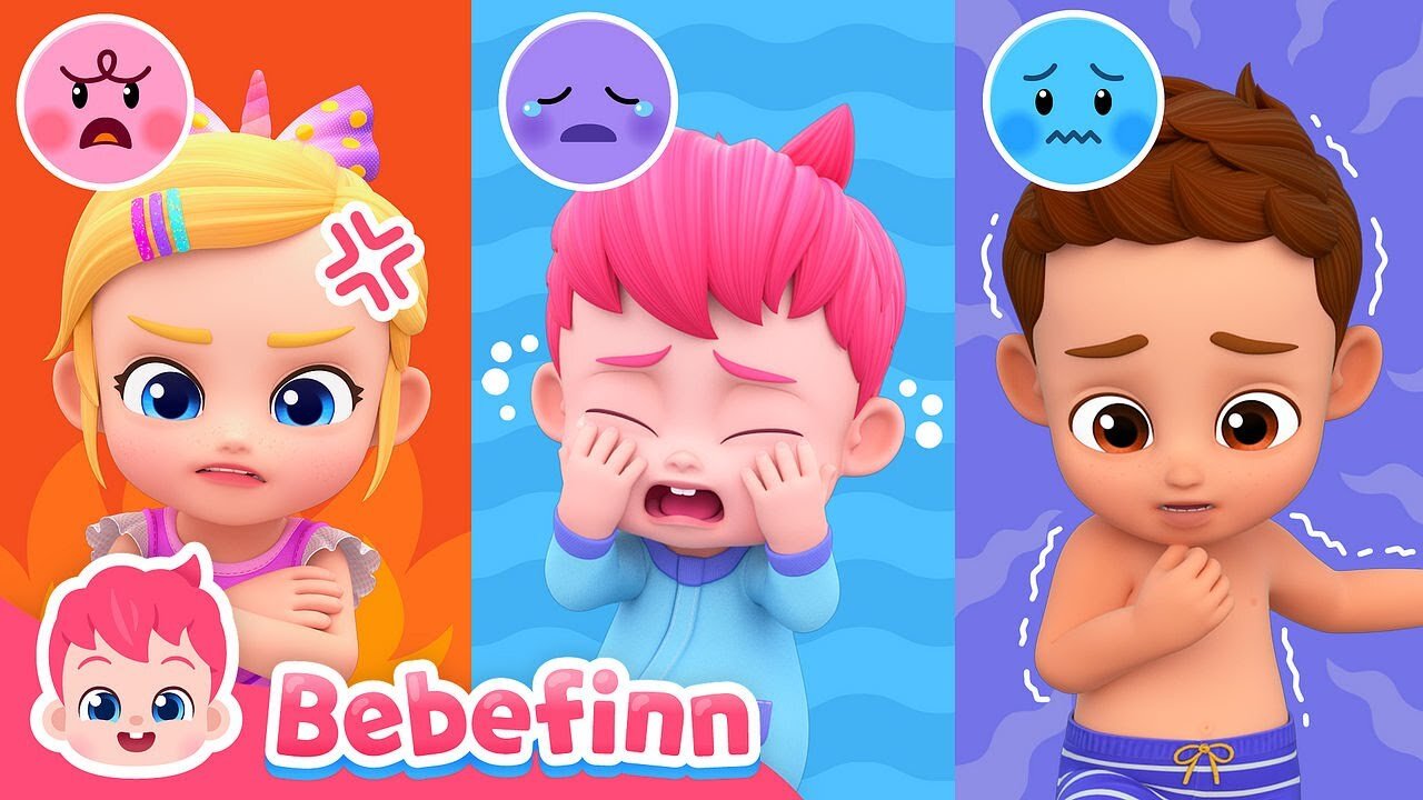 Sharing My Emotions | It's Okay to Cry | Healthy Habits | Bebefinn Best Nursery Rhymes