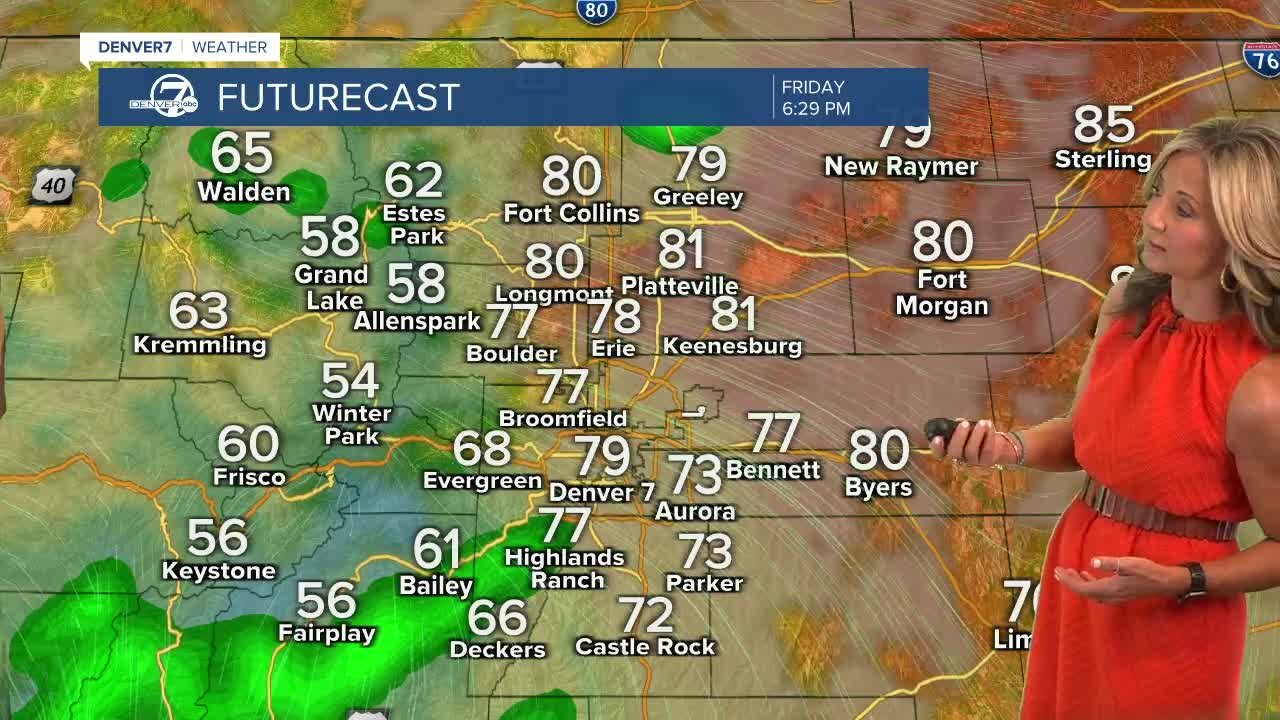 More wet weather for Denver this afternoon