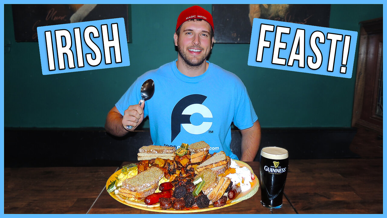 MY FIRST HUGE IRISH BREAKFAST CHALLENGE!!!