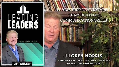#LEADINGLEADERSPODCAST With J Loren Norris Live