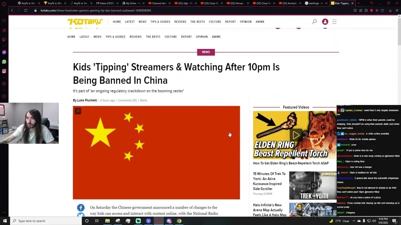 Moistcr1tikal Talks About New Chinese Law About Tipping Streamers