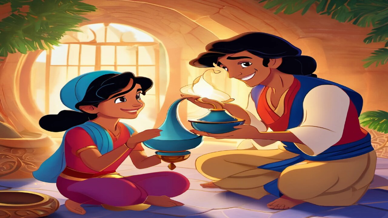 Aladdin's Magical Wish | Fairy Tale Bedtime Story for Kids! ✨📖