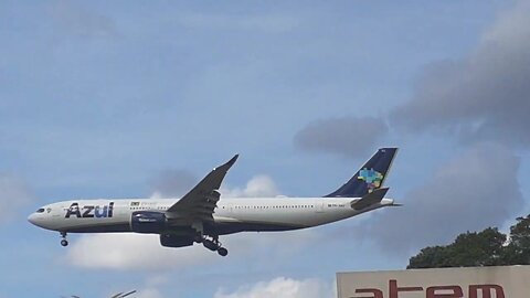 Airbus A330NEO PR-ANZ na aproximação final antes de pousar em Manaus vindo de Campinas