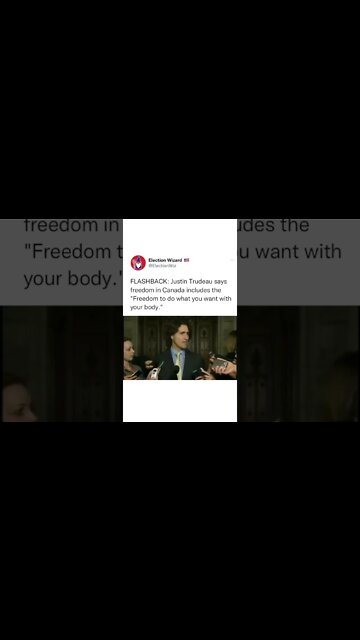 Trudeau forgot he once believed in individual freedom