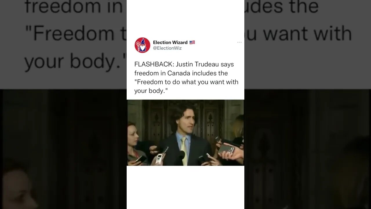 Trudeau forgot he once believed in individual freedom