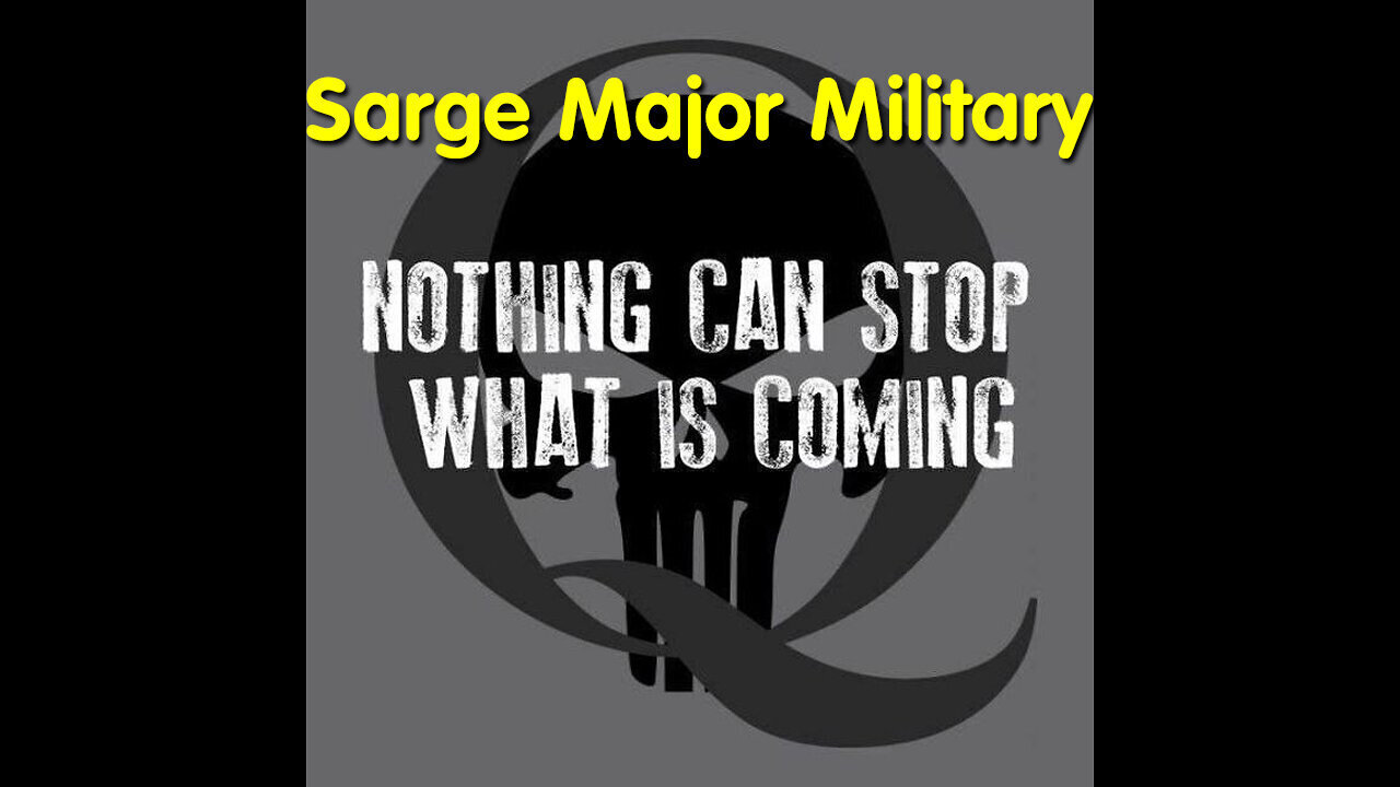 Sarge Q - Nothing Can Stop What Is Coming - 3/29/24..