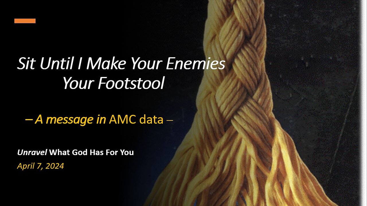Sit Until I Make Your Enemies Your Footstool *AMC* (Apr 7, 2024)