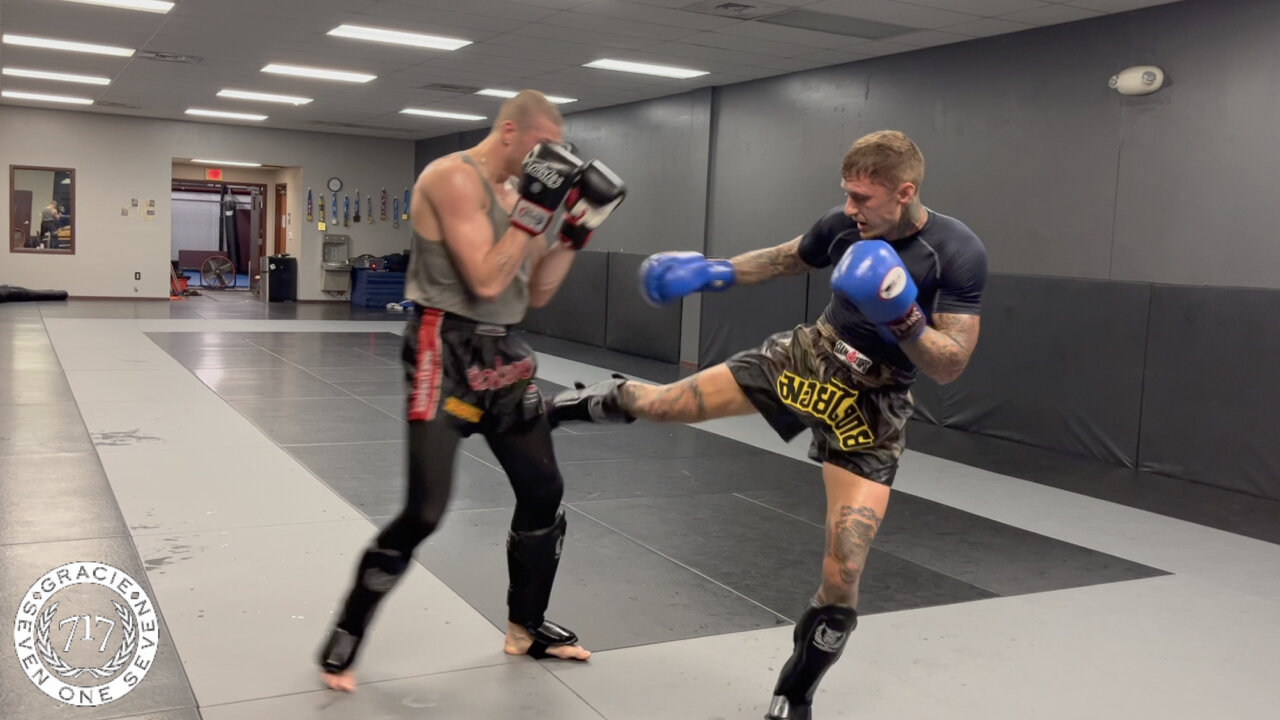 Zak & Jake Kelly Kickboxing Drilling and Sparring