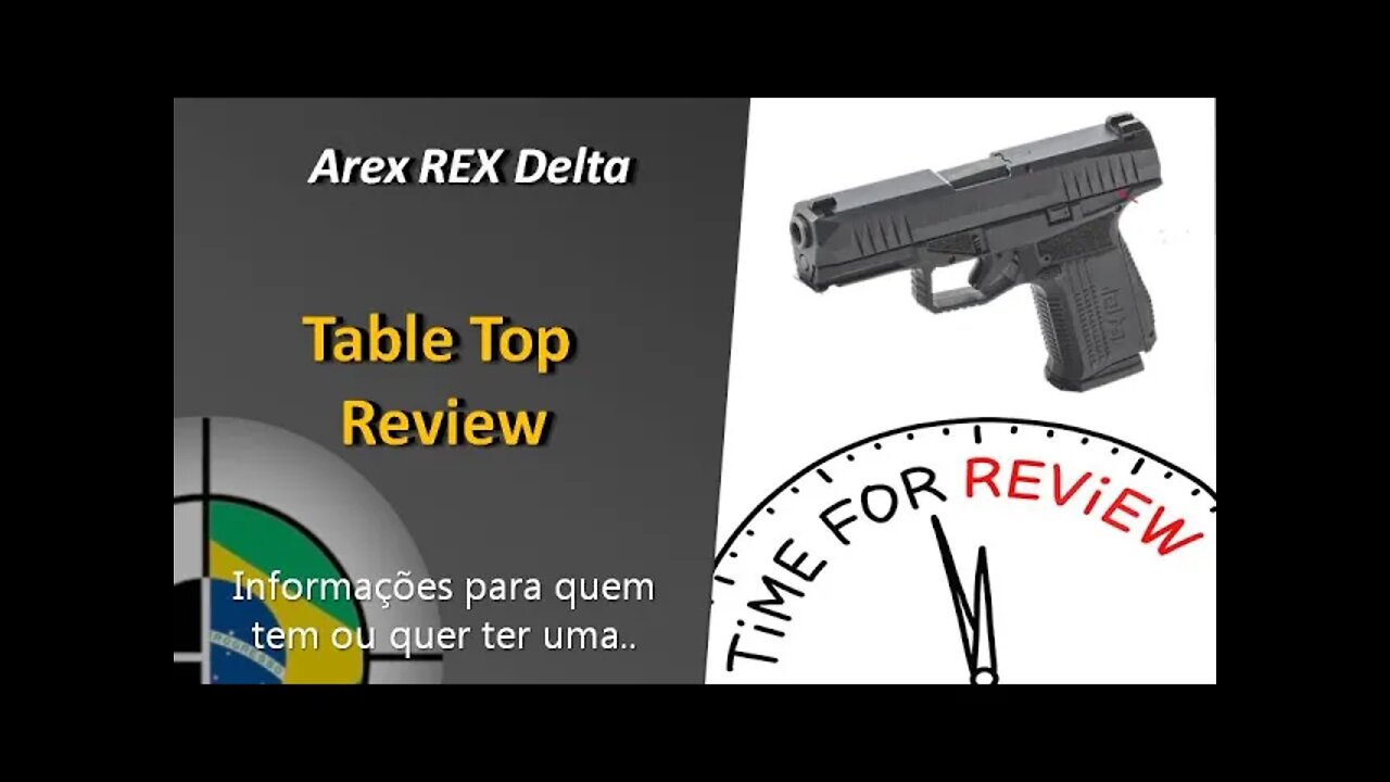 Table top Review - Arex REX Delta (9mm Luger semi auto Pistol)