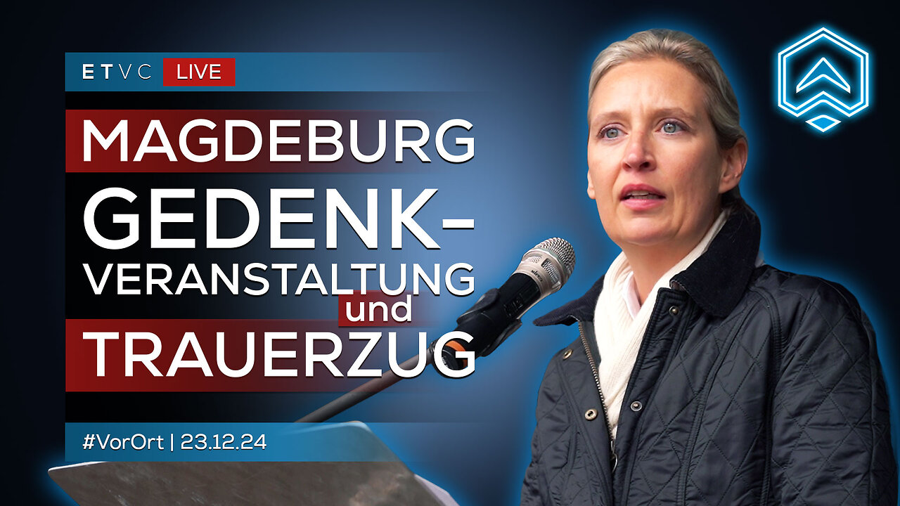 🟥 MAGDEBURG: AfD Gedenk-Veranstaltung & Trauerzug mit Alice WEIDEL | #VorORT