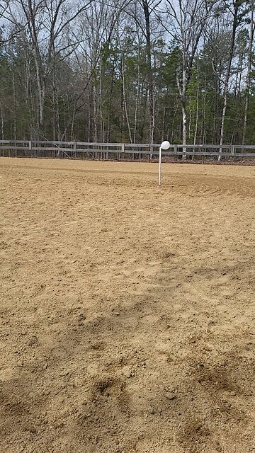 Part Time Cowboy and Cody running a mounted shooting pattern.