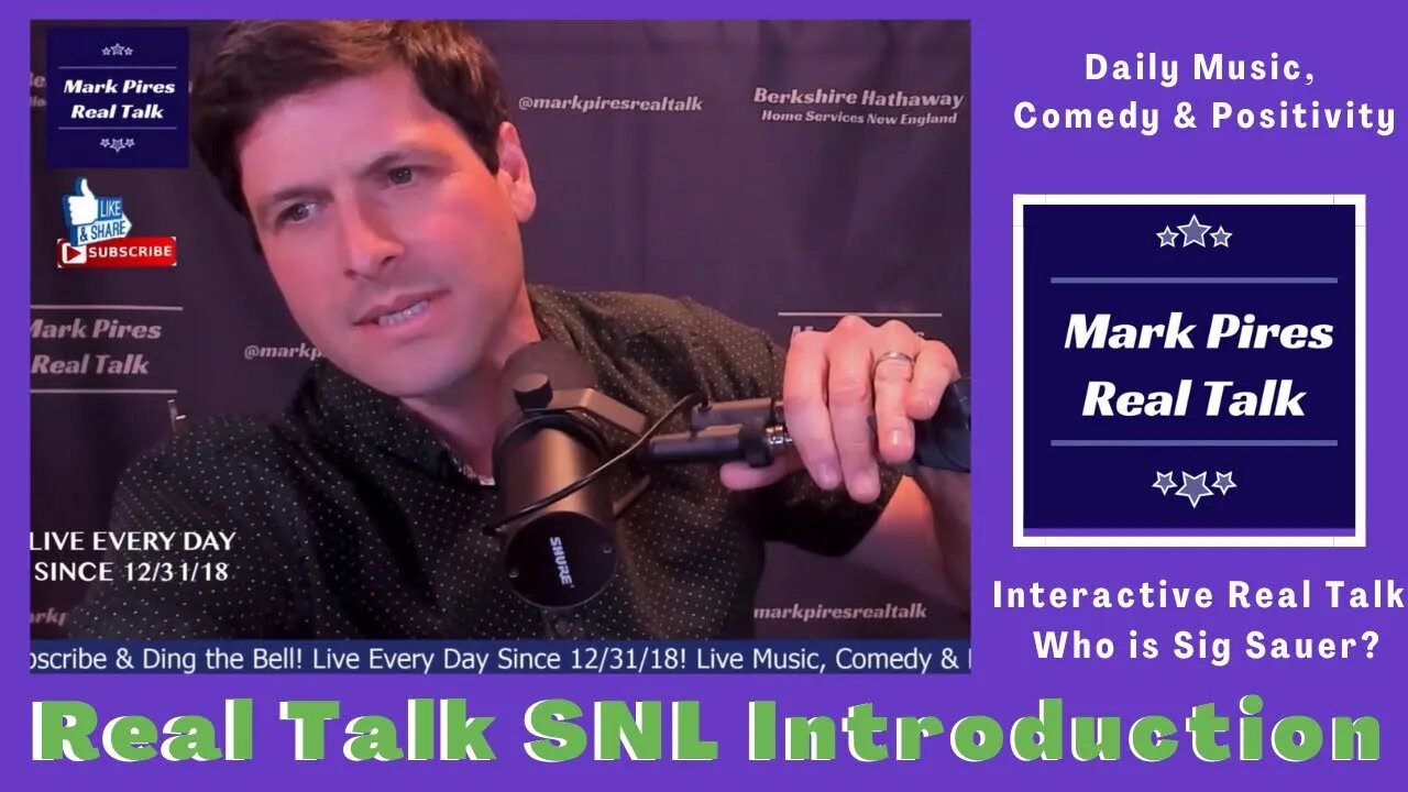 Last Nights SNL Intro, Trump Improv Rant & Who Is Sig Sauer? This is the Interactive Real Talk Show!