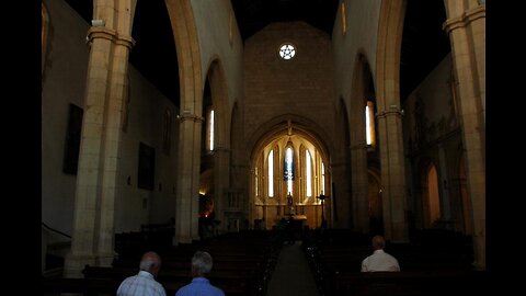 Church of Santa Maria do Olival, evening service, Tomar, Portugal, 21 May 2023