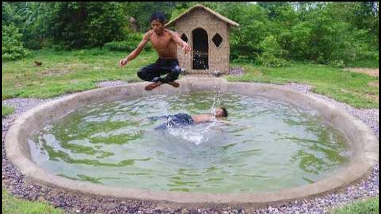 Build Underground Swimming Pool at Wild