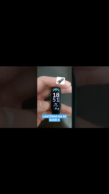 como colocar LANTERNA NA MI BAND 6 #shorts #shopee #ALIEXPRESS #shopeecheck #shopeehaul
