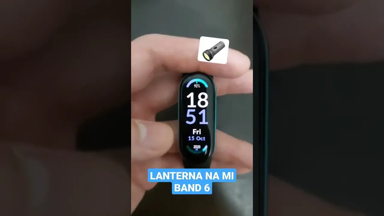 como colocar LANTERNA NA MI BAND 6 #shorts #shopee #ALIEXPRESS #shopeecheck #shopeehaul