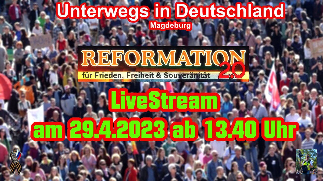Live Stream am 29.4.2023 aus Magdeburg