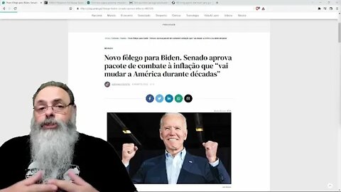BIDEN passa PACOTE para CONTER a INFLAÇÃO imprimindo 430 BILHÕES de DÓLARES - PETER TURGUNIEV