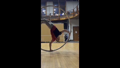 Cyr Wheel acrobatics