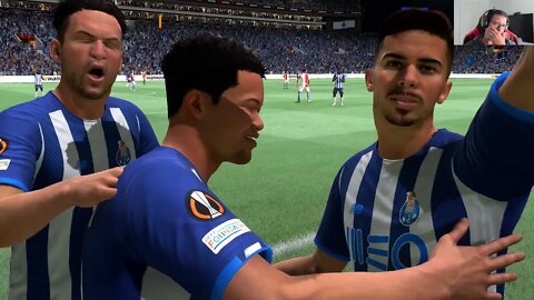 A JOGAR FIFFA22 PELA MODO CARREIRA 64# ESTAMOS EM ALTA NA LIGA EUROPA E NA LIGA NACIONAL