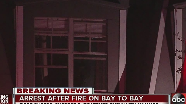 Arrest after fire on Bay to Bay