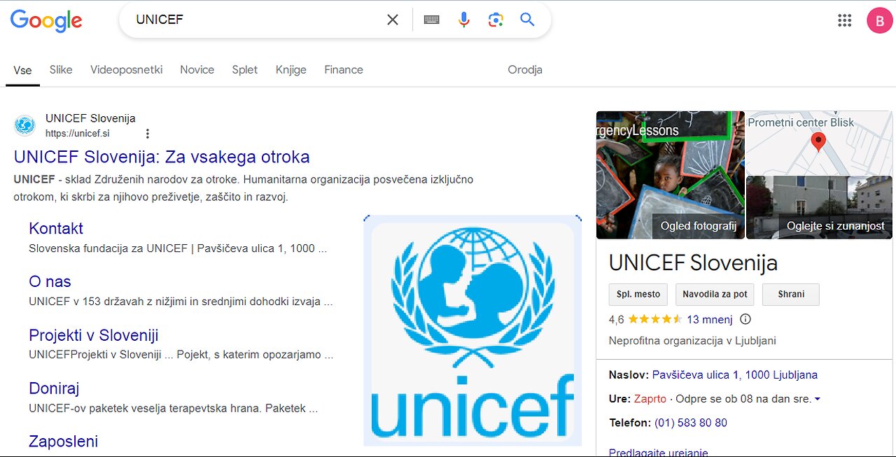 THE YUGOSLAV UNICEF DISGRACE FOR MY SCHOOLMATES AND TEACHERS IN GRAMMAR SCHOOL