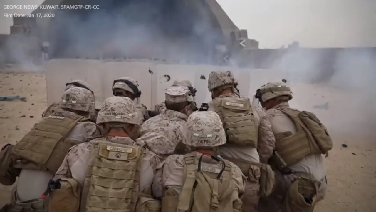 U.S. Marines with 2nd Battalion, 7th Marines, Special Purpose Marine Air-Ground Task Force. KUWAIT