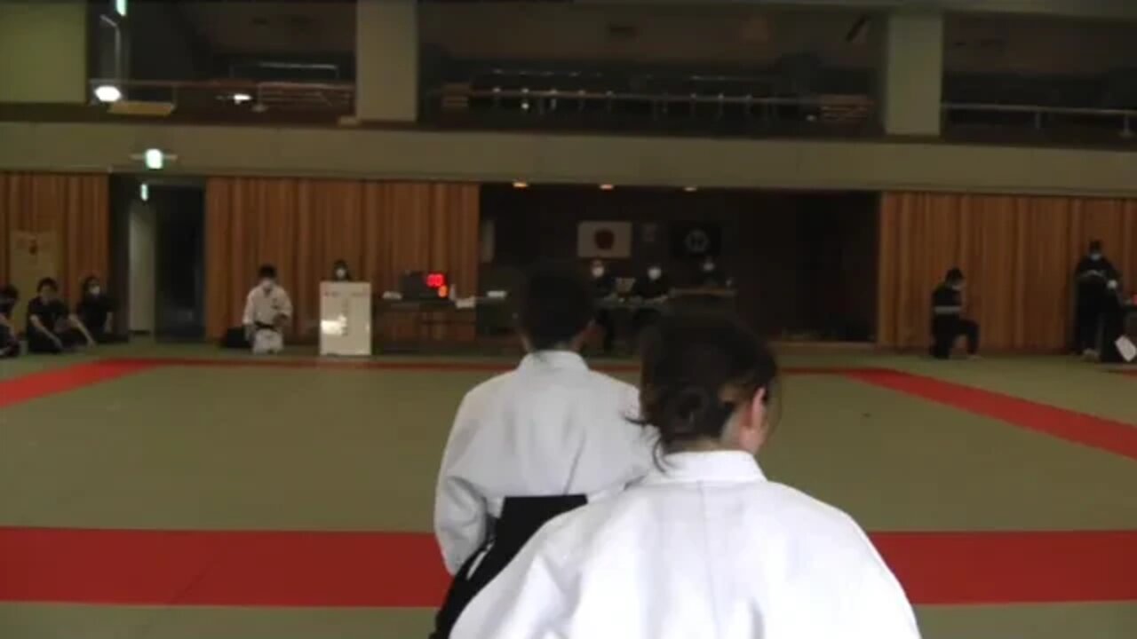'22 6 05 第54回東日本学生合気道競技大会 演武競技 対徒手自由技 第１演武 成城大学