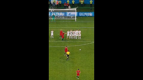 Cristiano Ronaldo's Free Kick against Spain🤯