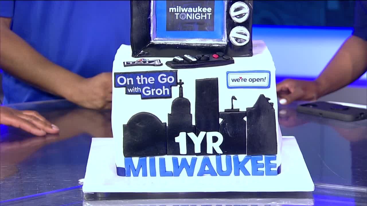 We're Open: Signature Sweets helps Milwaukee Tonight create anniversary cake