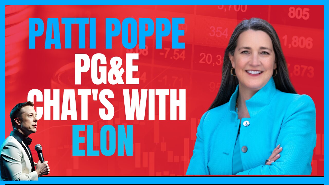 Patti Poppe from pg&e interviews ElonMusk #elonmusk #elon @Manatek