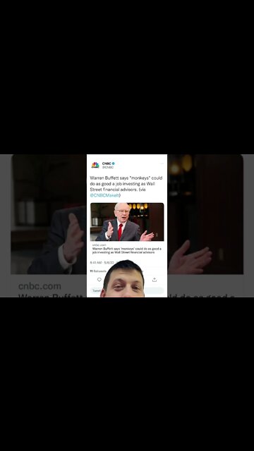 Warren Buffet Disses Wallstreet Financial Advisors🐒